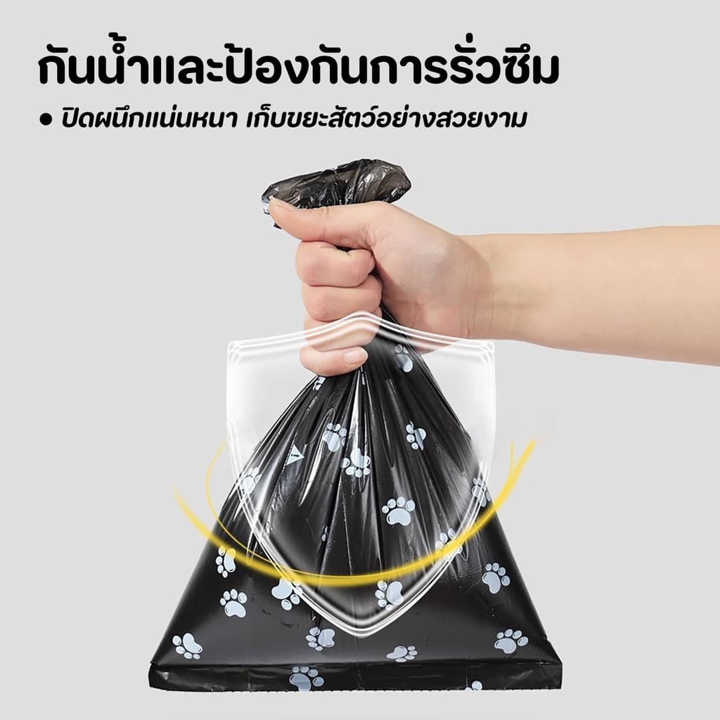 แบบพกพา ถุงเก็บขยะสัตว์เลี้ยง ถุงขยะขนาดกลางและขนาดเล็ก กระเป๋าเก็บขยะแบบพกพาสำหรับสุนัข รูปที่ 4