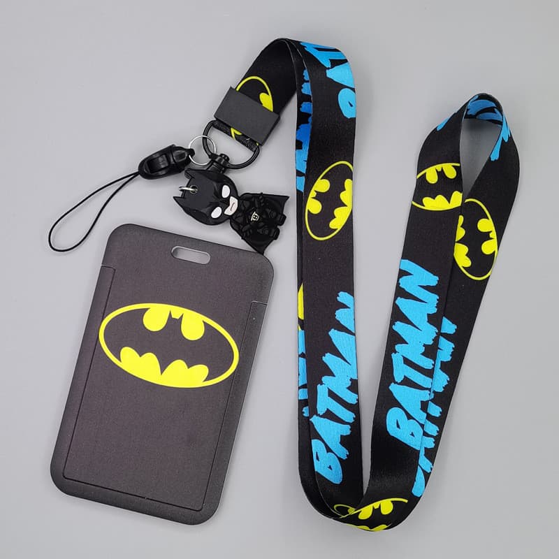 อะนิเมะ GUNDAM Work Card Holder Lanyar กัปตันอเมริกา Batman Superman Lanyard แขวน Drop ของขวัญ รูปที่ 3