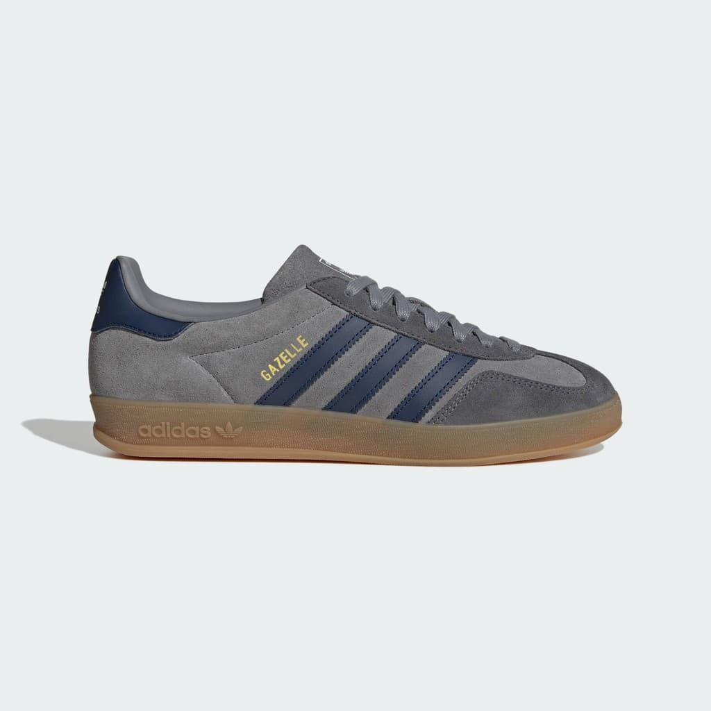 adidas ไลฟ์สไตล์ รองเท้า Gazelle Indoor ผู้ชาย สีเทา JQ8397 รูปที่ 2