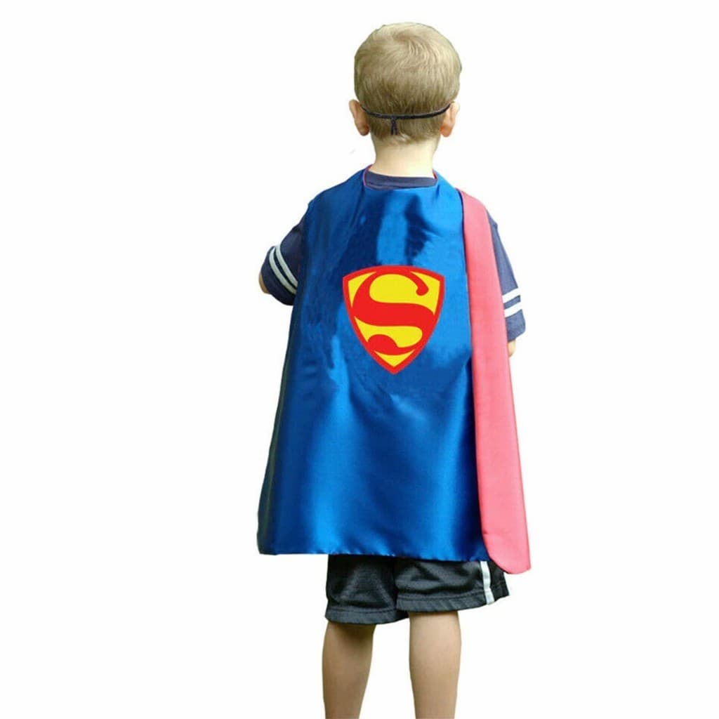 เสื้อคลุม superhero ชุดคอสเพลย์ฮีโร่สำหรับเด็ก 70*70ซม.แถมหน้ากาก ผ้าคลุมไหล่ รูปที่ 8