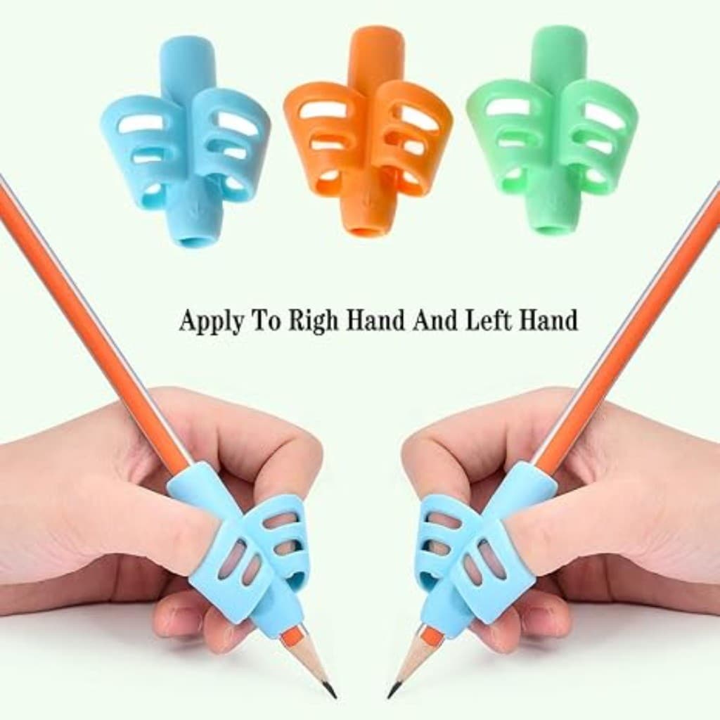 3PCS ที่จับดินสอสำหรับเด็ก ที่จับดินสอสำหรับเขียนลายมือ การแก้ไขท่าทาง อุปกรณ์ช่วยสอนสำหรับเด็กก่อนวัยเรียน รูปที่ 6