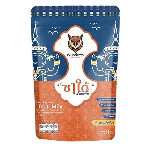 ชาใต้ ตราอินทรีแดง ตัวจบ ไม่ต้องผสม หัวชาแท้ รสชาติเข้มข้น ขนาด 1 kg. รูปที่ 7