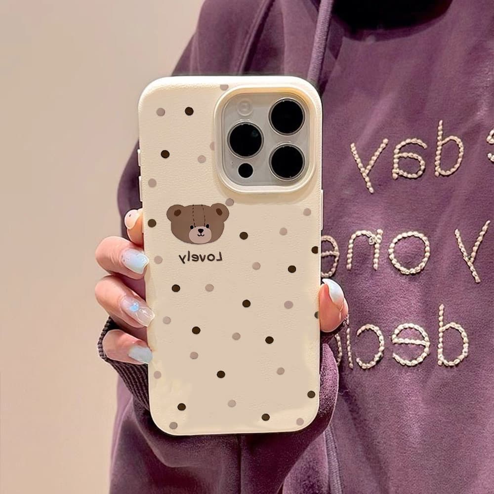 AK New! Ins เคสโทรศัพท์หนัง สำหรับ IPhone 11 12 13 14 15 16 Pro Max Xs Max XR 15 Pro Max 14 Pro Max รูปที่ 5