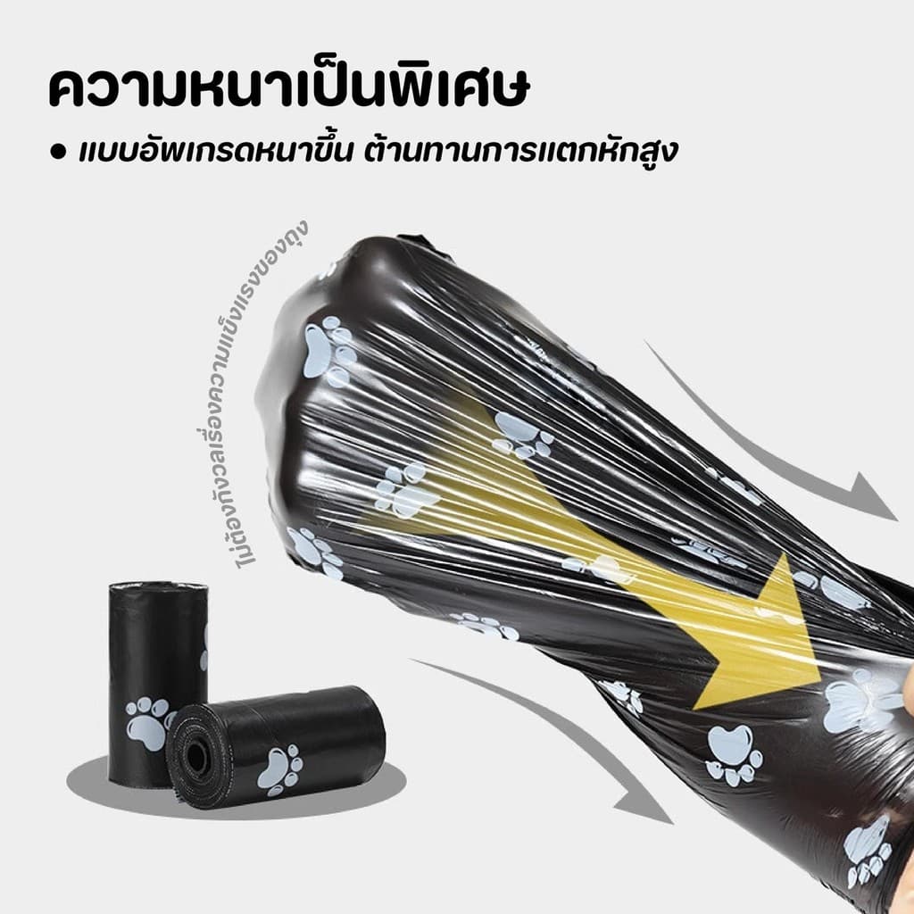 แบบพกพา ถุงเก็บขยะสัตว์เลี้ยง ถุงขยะขนาดกลางและขนาดเล็ก กระเป๋าเก็บขยะแบบพกพาสำหรับสุนัข รูปที่ 2