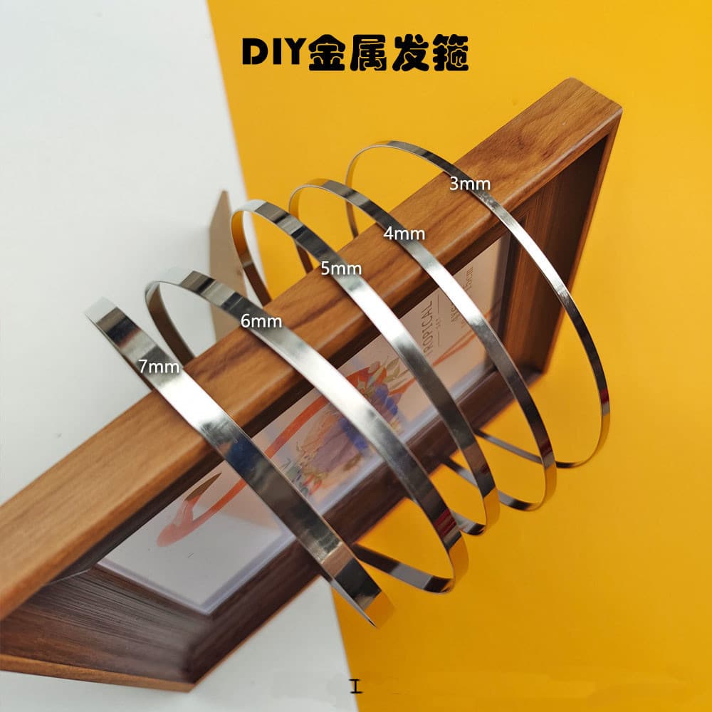 ห่วงผมโลหะ DIY Butterfly Knot สำหรับ Headbands รูปที่ 1