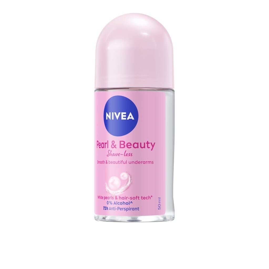 Nivea นีเวีย โรลออน เพิรล์ แอนด์ บิวตี้ เชฟ เลส 50 มล. โรลออนลดเหงื่อ ระงับกลิ่นกาย รูปที่ 2
