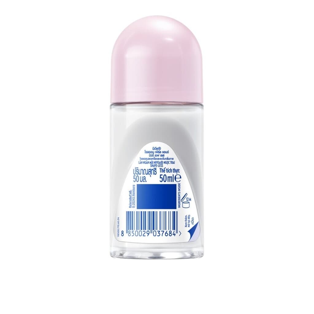 Nivea นีเวีย โรลออน เพิรล์ แอนด์ บิวตี้ เชฟ เลส 50 มล. โรลออนลดเหงื่อ ระงับกลิ่นกาย รูปที่ 4