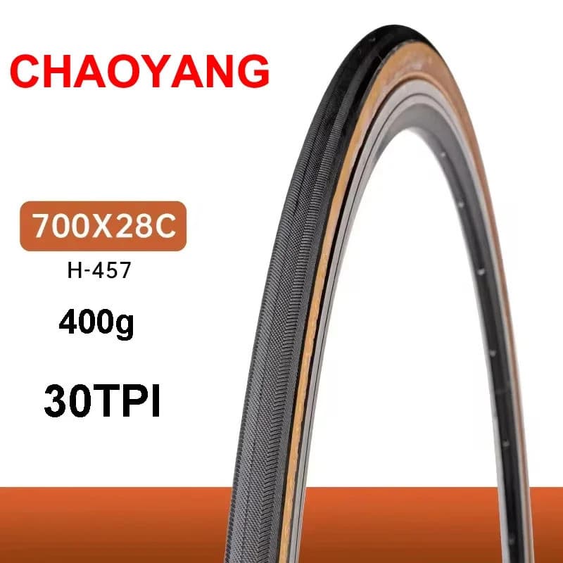 Chaoyang ARISUN ยางรถจักรยาน 700C 700x25/28/35/40C ยางจักรยานเสือหมอบ 60TPI ป้องกันการเจาะกรวดขี่จักรยาน tyre ประเภทลวดขอบสีเหลือง รูปที่ 8