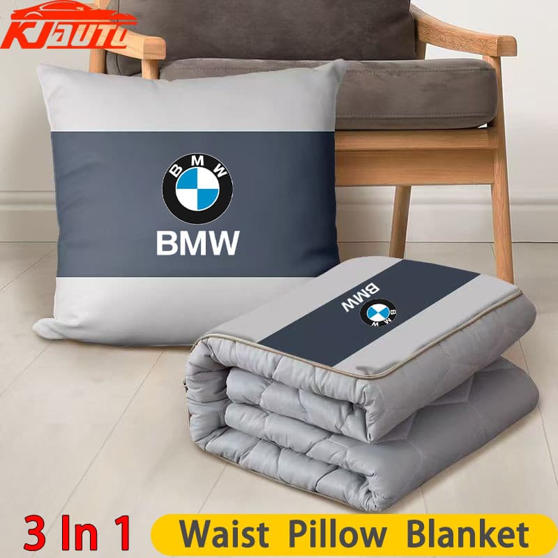 Multifnctional BMW รถผ้าห่มผ้านวมหมอนเอว Pad เครื่องปรับอากาศผ้านวมสําหรับ BMW G20 G30 G01 G02 G05 F48 F25 F15 F20 F30 F10 F45 E60 E90 E84 E85 E39 E46 Power รูปที่ 1