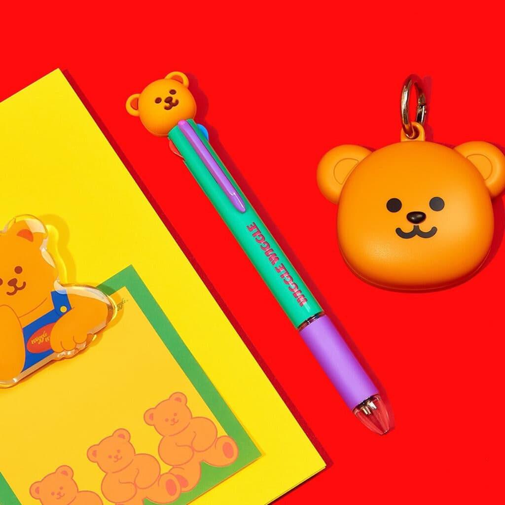 Wiggle Figure Multi 4color Ball Pen / ปากกาลูกลื่น วิกเกิ้ล ไส้ 4สี รูปที่ 3