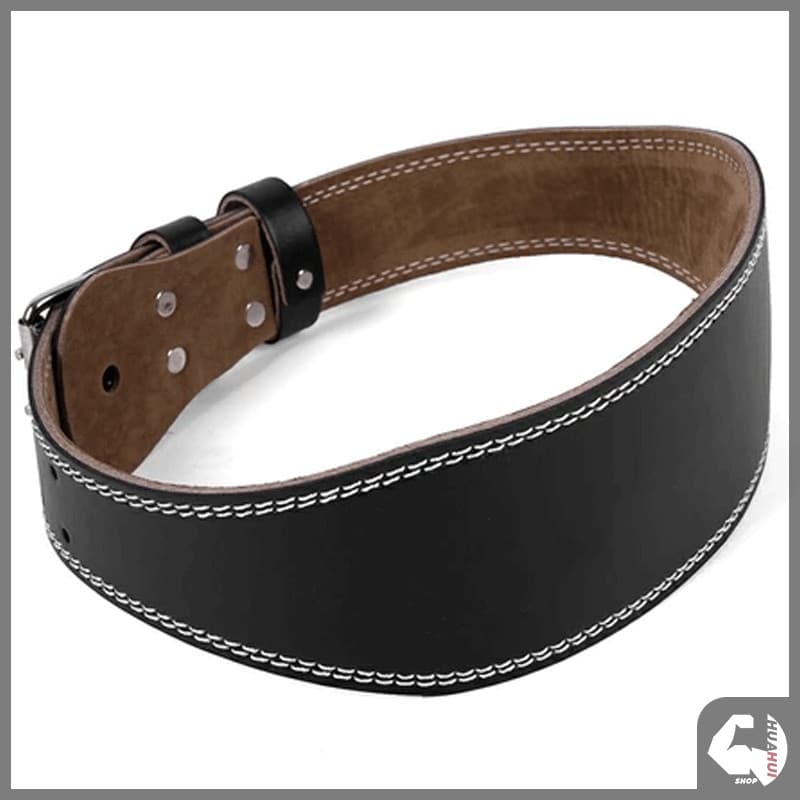เข็มขัดฟิตเนส เข็มขัดยกน้ำหนัก Weight Lifting Belt หนังเทียม PU ปรับระดับได้ สําหรับออกกําลังกาย ยิม ฟิตเนส รูปที่ 8