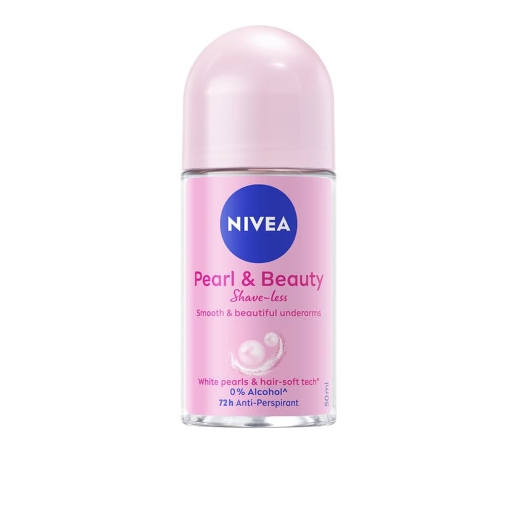 Nivea นีเวีย โรลออน เพิรล์ แอนด์ บิวตี้ เชฟ เลส 50 มล. โรลออนลดเหงื่อ ระงับกลิ่นกาย รูปที่ 3