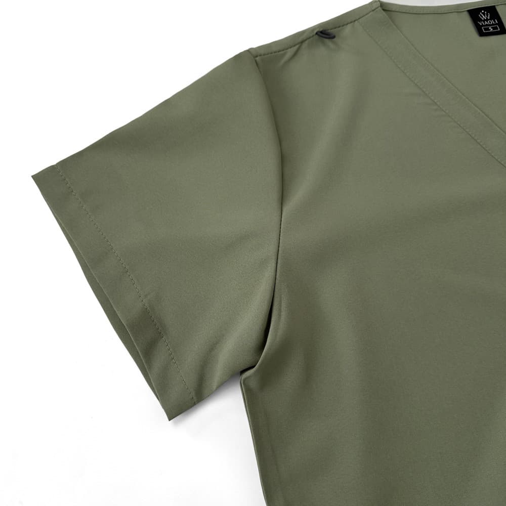 Niaahinn เสื้อ + กางเกงNew Scrub ชุดแฟชั่น Unisex ผู้ชายและผู้หญิง Quick-Drying พยาบาลหมอสัตว์เลี้ยงโรงพยาบาลเสื้อผ้าทํางาน รูปที่ 7