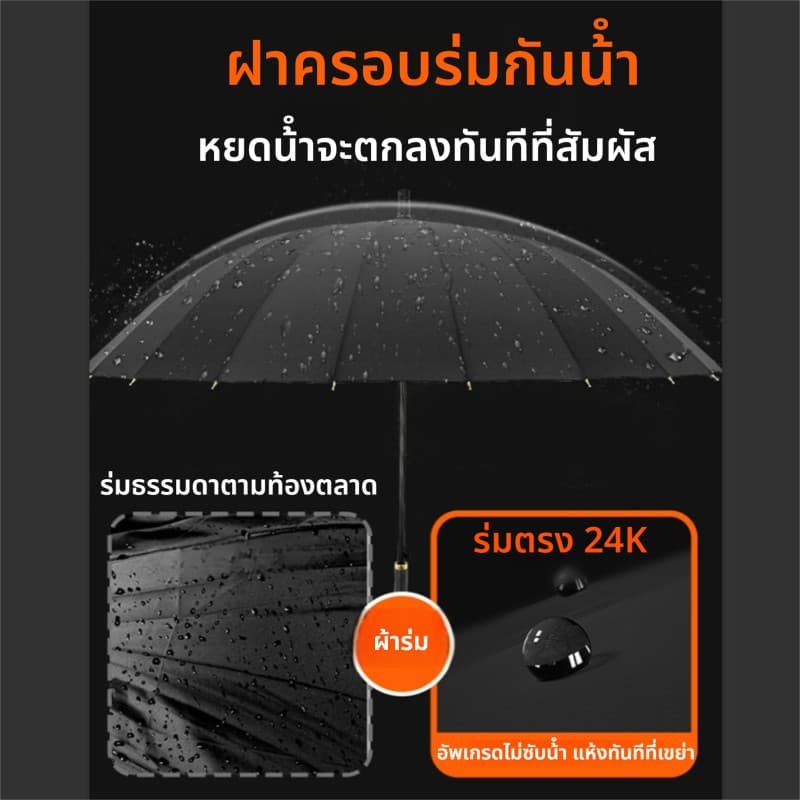 ร่มกันUV ร่มพับขนาดใหญ่ กันฝนได้มากถึง Umbrella กันแดด ร่มกันฝน กันยูวี รูปที่ 8