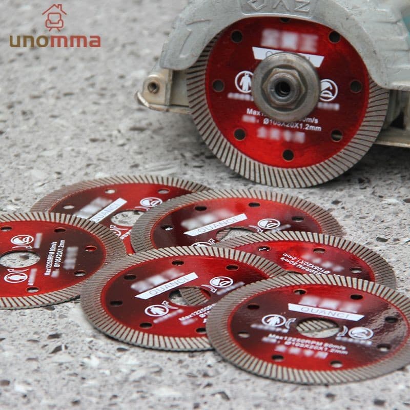 แผ่นตัด ใบตัดกระเบื้อง 2 in1 ใบตัดกระเบื้อง/ใบตัดเพชร/ใบตัดแกรนิตโต้ unomma รูปที่ 6