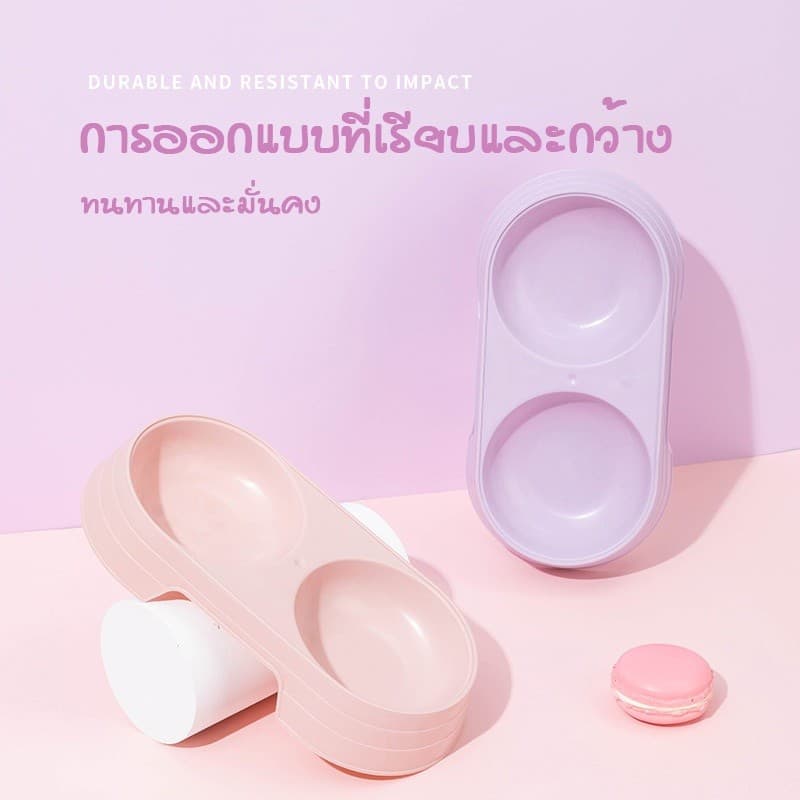 ชามอาหารสัตว์เลี้ยง ชามอาหารแมว ชามอาหารสุนัข bowl แมว สุนัข ถ้วยอาหาร CW26 รูปที่ 5