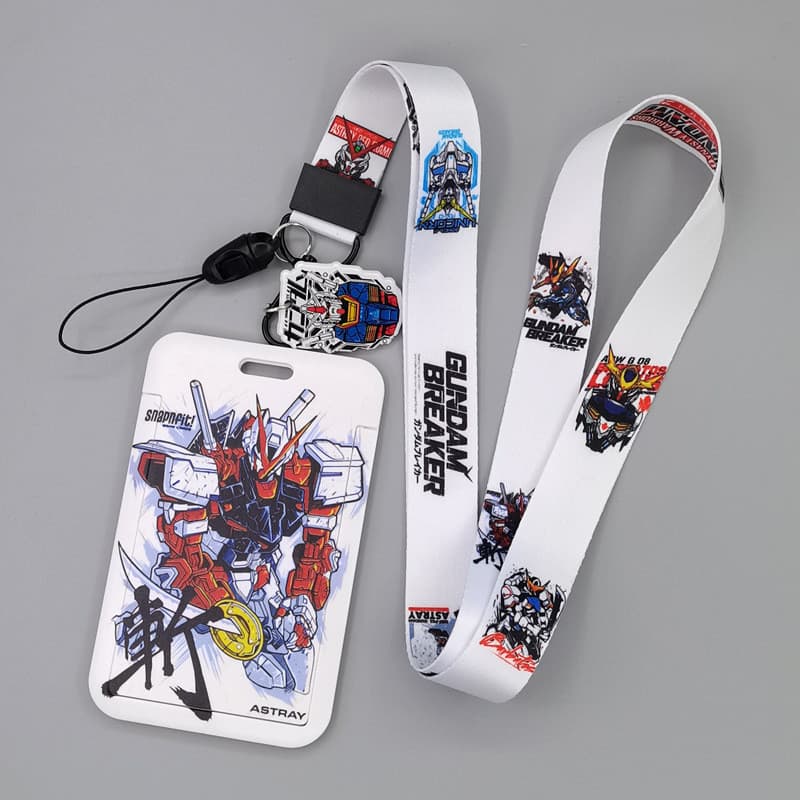 อะนิเมะ GUNDAM Work Card Holder Lanyar กัปตันอเมริกา Batman Superman Lanyard แขวน Drop ของขวัญ รูปที่ 7