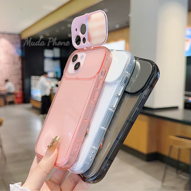เคสมือถือDIYกระจกแต่งหน้า พับเก็บได้ กรณีน่ารัก case for iPhone 16ProMax 15PLUS/14/13/12 Pro /11 /XS Max/XR/X|8/7 Plus รูปที่ 7