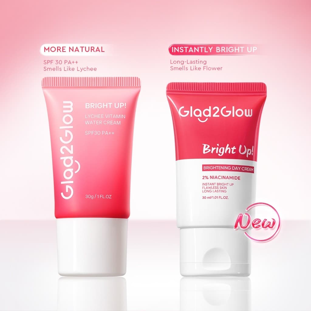 Glad2Glow Bright Up Lychee Vitamin Water Cream SPF30 PA++ มอยเจอร์ไรเซอร์ ครีม ครีมทาหน้า Moisturizer รูปที่ 7