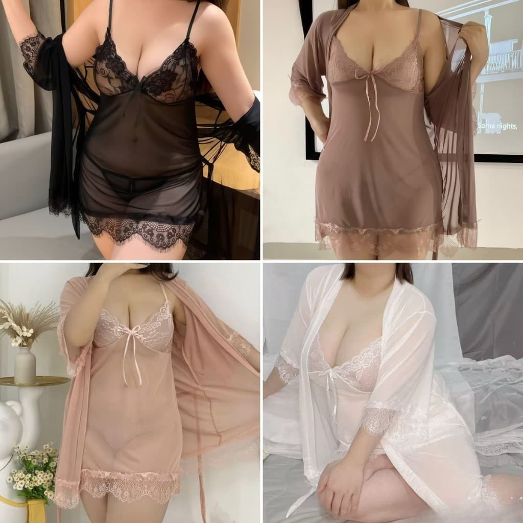 Sex time สาวอวบ ซีรีส์ สิ่งล่อใจ กระโปรงพลัสไซส์ ชุดนอนไซส์ใหญ่ XL-XXL รูปที่ 2