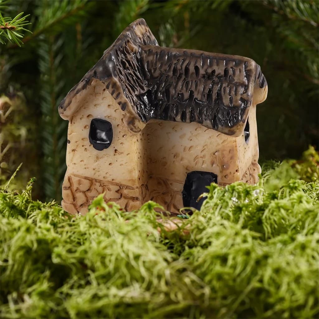 4ชิ้น โมเดลบ้านจิ๋ว เรซิ่น เครื่องประดับสวนบอนไซ ตกแต่งสวน DIY ขนาดเล็ก รูปที่ 8