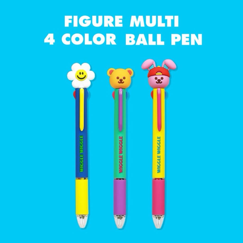 Wiggle Figure Multi 4color Ball Pen / ปากกาลูกลื่น วิกเกิ้ล ไส้ 4สี รูปที่ 1