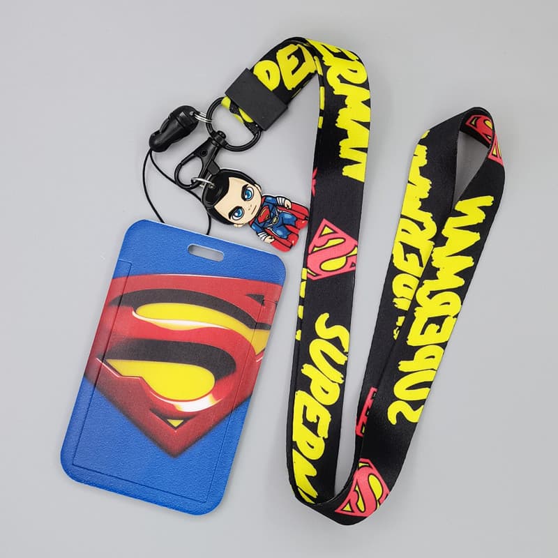 อะนิเมะ GUNDAM Work Card Holder Lanyar กัปตันอเมริกา Batman Superman Lanyard แขวน Drop ของขวัญ รูปที่ 6