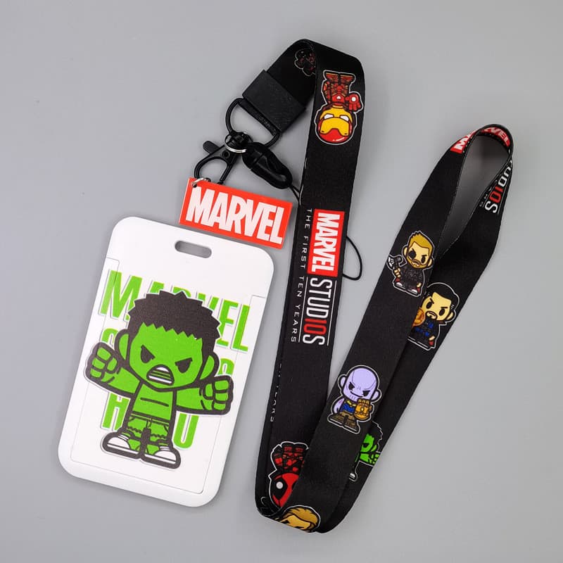 อะนิเมะ GUNDAM Work Card Holder Lanyar กัปตันอเมริกา Batman Superman Lanyard แขวน Drop ของขวัญ รูปที่ 5