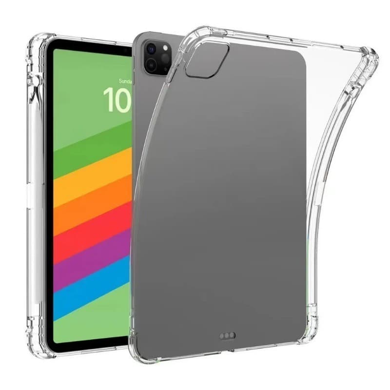เคสใส กันกระแทก สำหรับ iPad 2/3Air 4/5/6 9.7 Pro 11 M4 2024 Gen 7/8/9/10 10.2/10.5 10.9 Mini 1/2/3/4/5/6 มีช่องใส่ปากกา รูปที่ 2