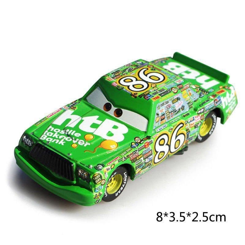 Disney Pixar Cars ของเล่น Lightning McQueen Mater Jackson Storm Sally Ramone 1:55 โลหะผสมDiecast Gliding รถเด็กของขวัญคอลเลกชัน รูปที่ 7