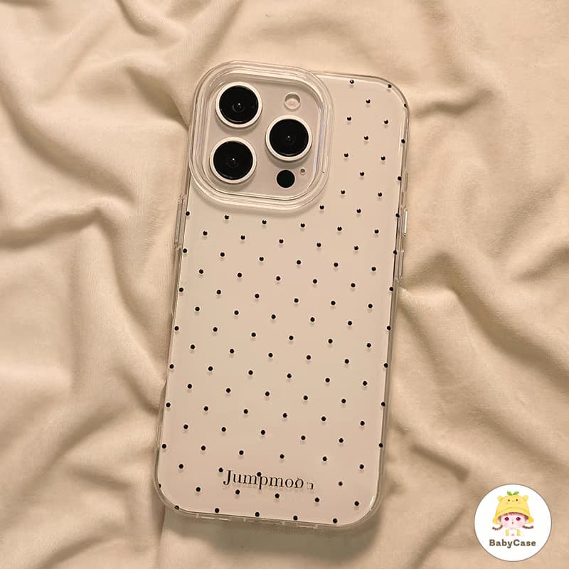 เคสไอโฟน 16 13 สำหรับ iPhone 17 11 15 16 13 14 12 Pro Max 15Plus 16Plus 14Plus ความสดใหม่สีสันสดใสจุดเล็ก ๆ รูปที่ 4