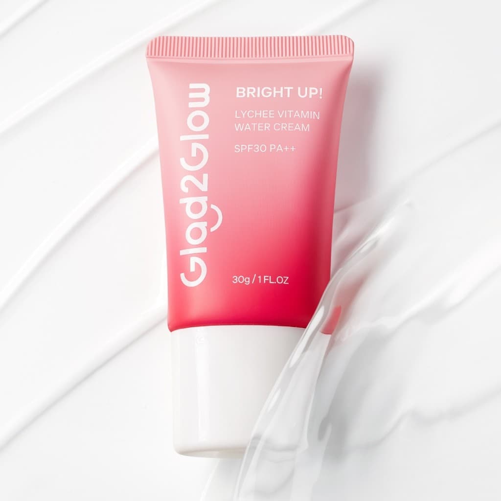 Glad2Glow Bright Up Lychee Vitamin Water Cream SPF30 PA++ มอยเจอร์ไรเซอร์ ครีม ครีมทาหน้า Moisturizer รูปที่ 6