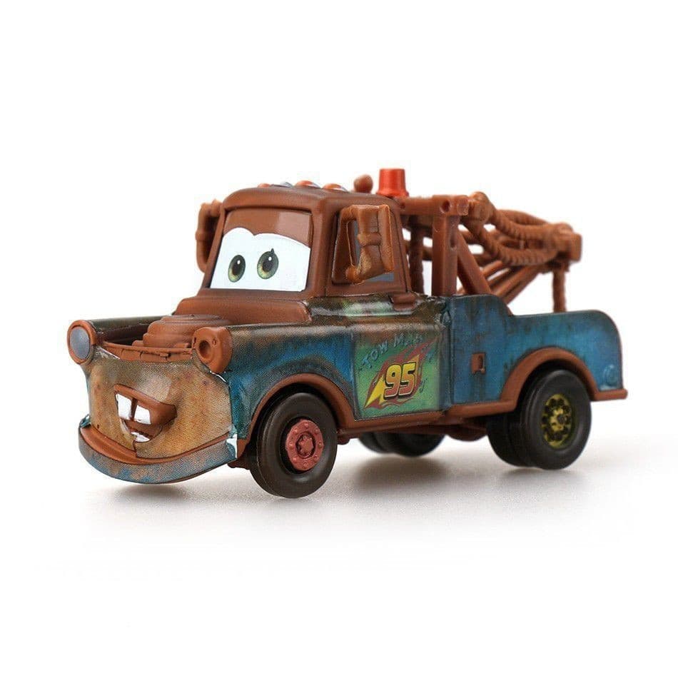 Disney Pixar Cars ของเล่น Lightning McQueen Mater Jackson Storm Sally Ramone 1:55 โลหะผสมDiecast Gliding รถเด็กของขวัญคอลเลกชัน รูปที่ 8