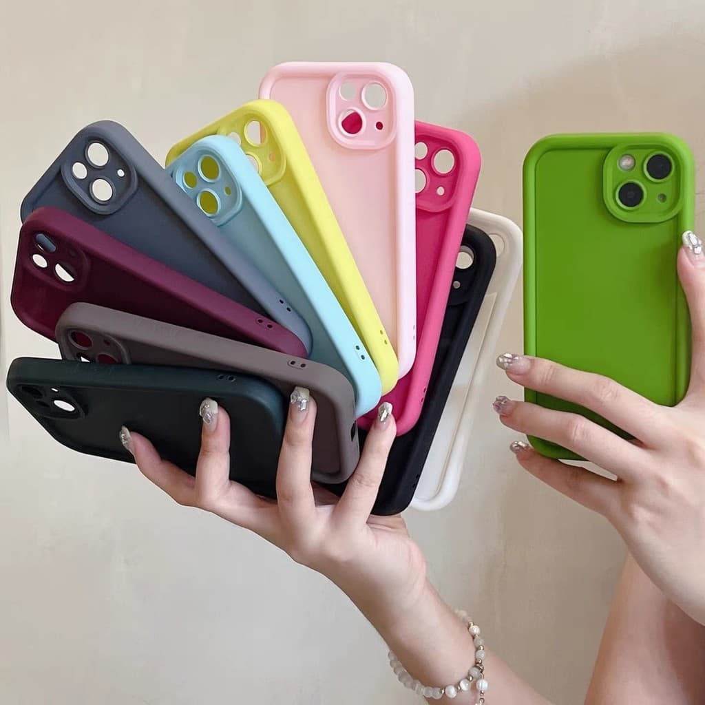 สีลูกกวาดซิลิโคนนุ่ม For Samsung Galaxy A15 A24 A14 A50 A04s A11 A05 A04 A05s A13 A03s A32 A03 A53 A34 A54 A12 A04E เคส รูปที่ 4