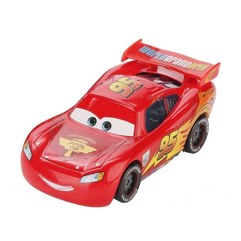 Disney Pixar Cars ของเล่น Lightning McQueen Mater Jackson Storm Sally Ramone 1:55 โลหะผสมDiecast Gliding รถเด็กของขวัญคอลเลกชัน รูปที่ 3