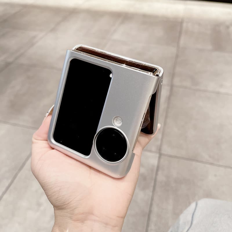 หรูหราบางเฉียบสีเมทัลลิคเคสโทรศัพท์สําหรับ ต่อต้าน ค้นหา N3 พลิก N2 พลิกแม่เหล็กชาร์จไร้สายเคลือบป้องกันลายนิ้วมือปกฮาร์ดพีซีเชลล์ รูปที่ 2