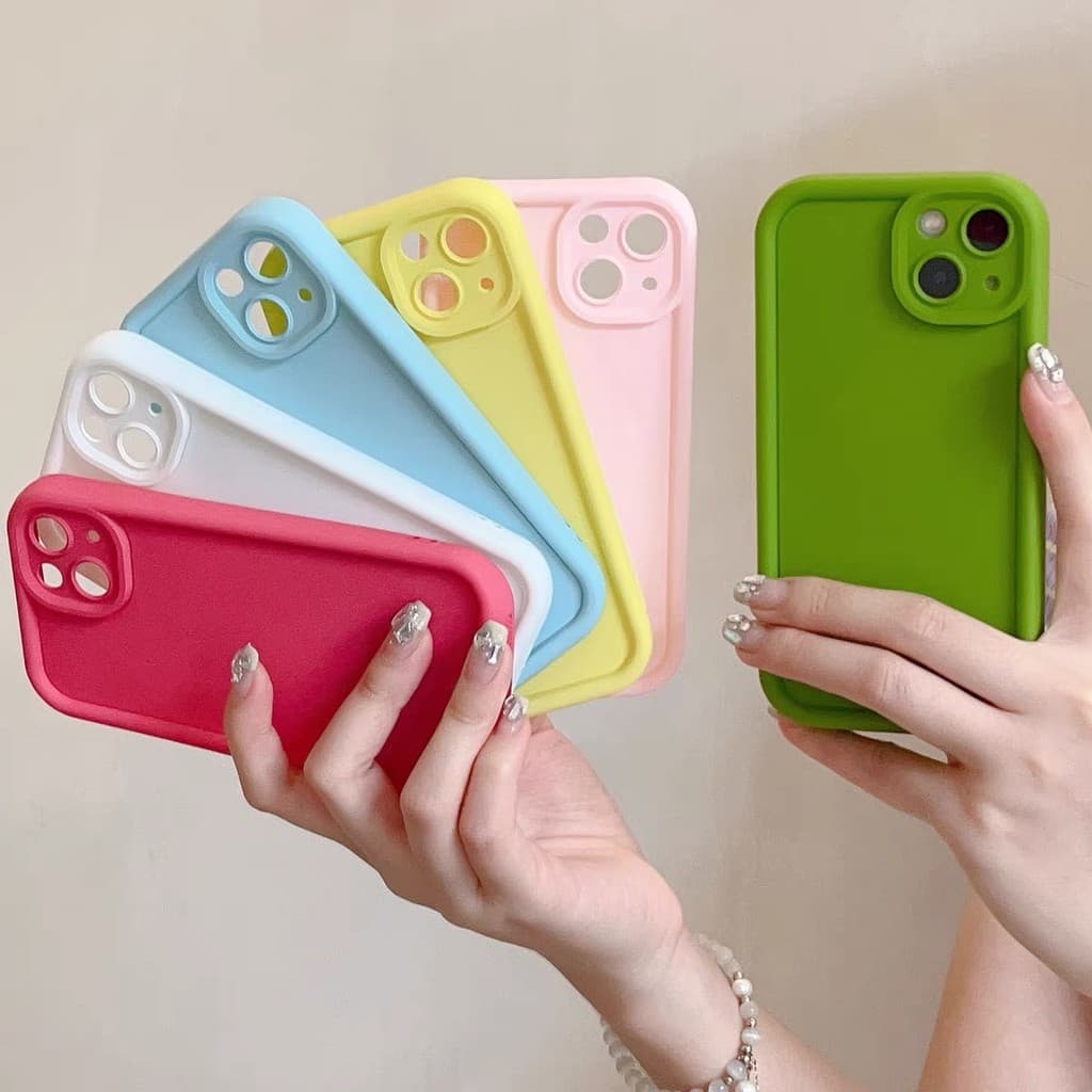 สีลูกกวาดซิลิโคนนุ่ม For Samsung Galaxy A15 A24 A14 A50 A04s A11 A05 A04 A05s A13 A03s A32 A03 A53 A34 A54 A12 A04E เคส รูปที่ 5