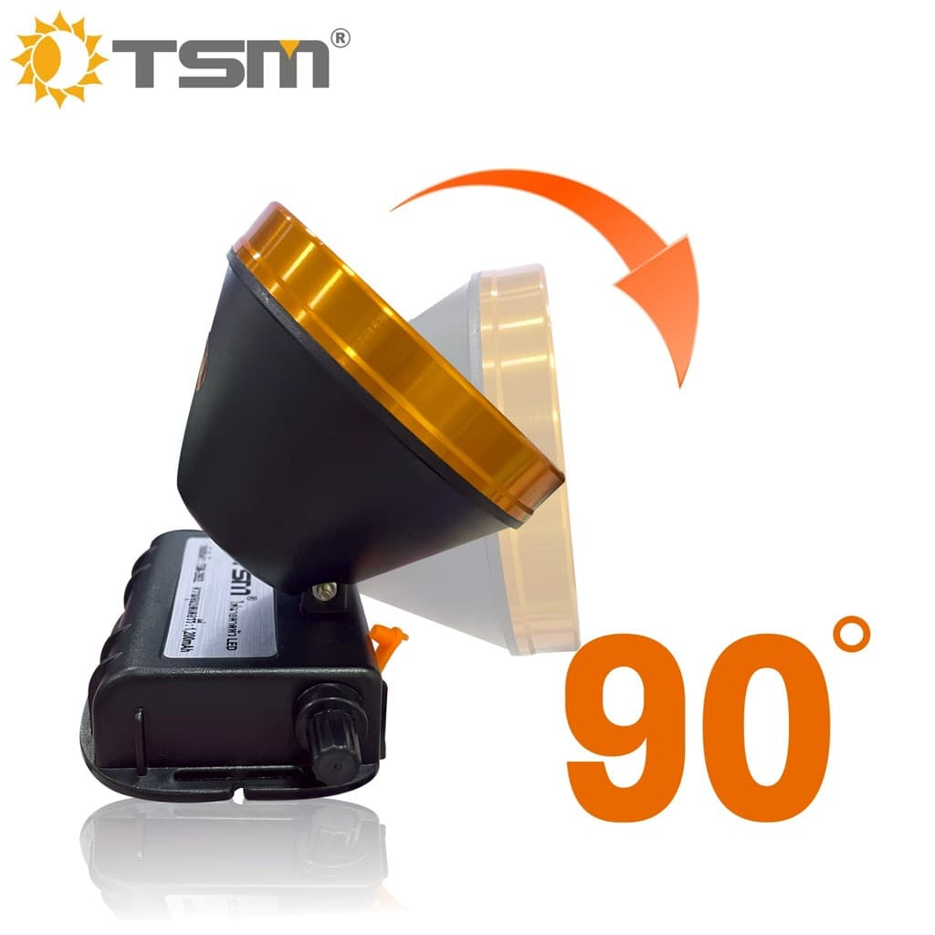 ไฟคาดหัว แสงสีขาว/สีเหลือง 1200mAh รุ่นหรี่ปรับไฟได้ ไฟฉายคาดหัว ไฟกรีดยาง ไฟส่องกบ รุ่น TSM-2992 รูปที่ 3