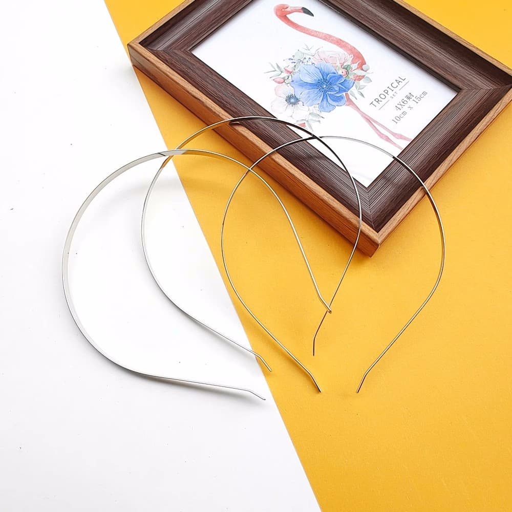 ห่วงผมโลหะ DIY Butterfly Knot สำหรับ Headbands รูปที่ 8