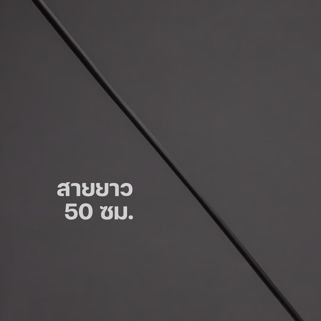 Orsen by Eloop AC01 CC01 สายชาร์จ USB Type C ชาร์จเร็ว 20W / 60W สายแบน สายสั้น 50ซม. PD QC2.0 รูปที่ 7