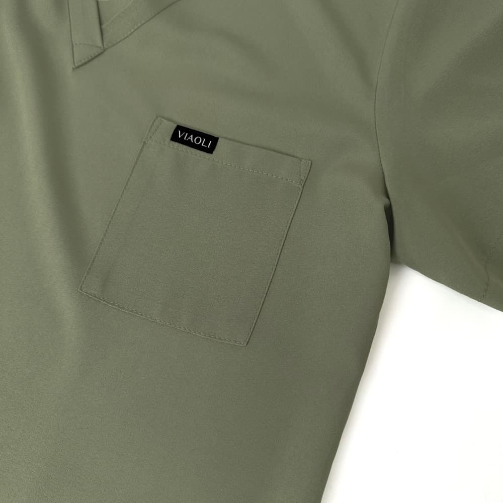 Niaahinn เสื้อ + กางเกงNew Scrub ชุดแฟชั่น Unisex ผู้ชายและผู้หญิง Quick-Drying พยาบาลหมอสัตว์เลี้ยงโรงพยาบาลเสื้อผ้าทํางาน รูปที่ 5