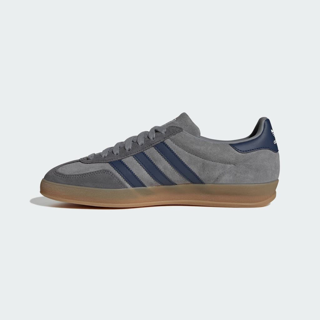 adidas ไลฟ์สไตล์ รองเท้า Gazelle Indoor ผู้ชาย สีเทา JQ8397 รูปที่ 7