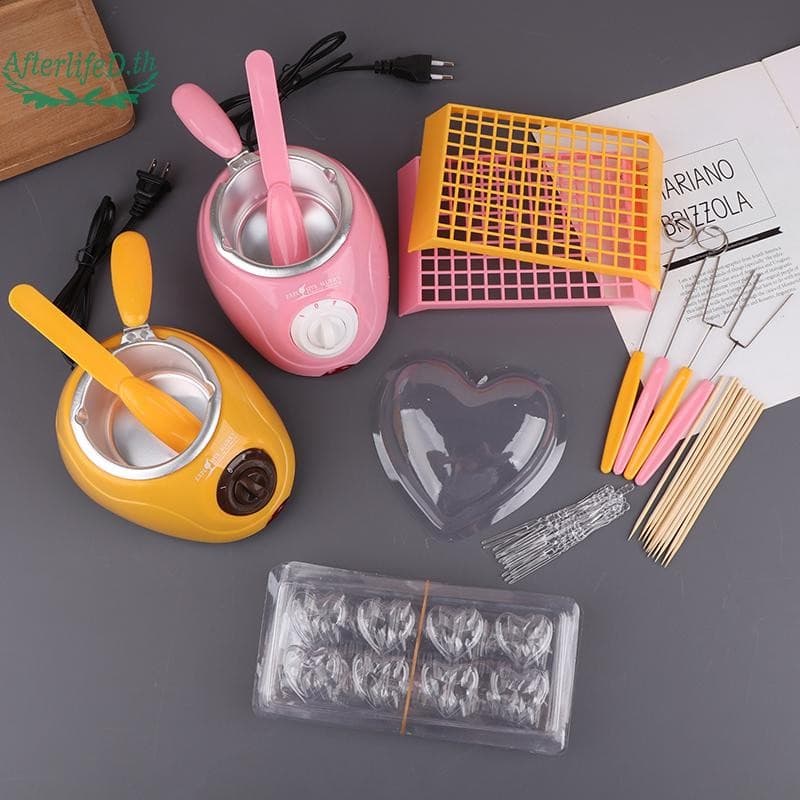 AF เครื่องทําฟองดูช็อคโกแลต เตาหลอมช็อคโกแลต DIY ช็อกโกแลต เครื่องกลไฟฟ้า หม้อทําความร้อน เครื่องมืออบ A รูปที่ 2