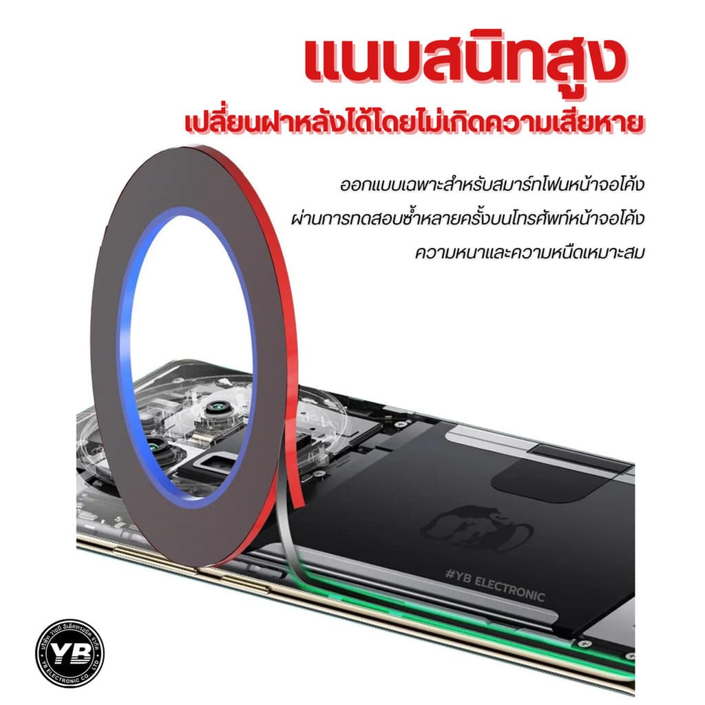 เทปกาวสองหน้า MECHANIC T3 สำหรับประกอบจอมือถือ กันน้ำ ซีลแน่น มาตรฐานโรงงานแท้ รูปที่ 2