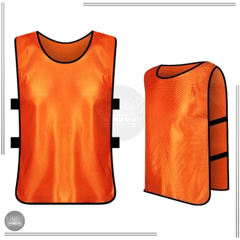 เสื้อกั๊กฟุตบอล เสื้อแบบเปิดข้าง Training Vest ผ้าโพลีเอสเตอร์ เบา นุ่ม ระบายอากาศได้ดี ใส่ออกกำลังกาย ซ้อมกีฬา รูปที่ 7