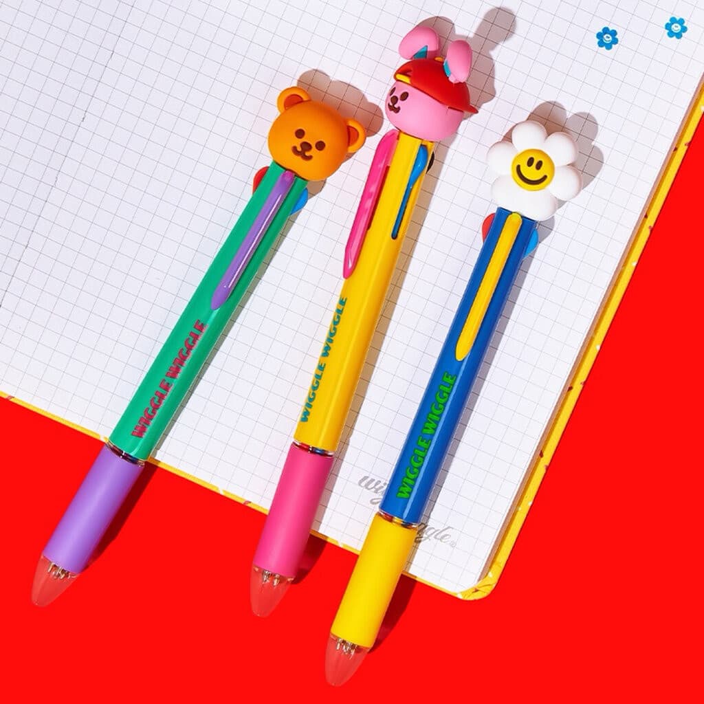Wiggle Figure Multi 4color Ball Pen / ปากกาลูกลื่น วิกเกิ้ล ไส้ 4สี รูปที่ 5