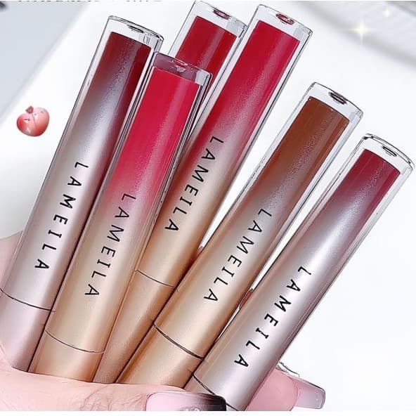 V-shop :ลิปสติก-มี 6 สี ลิปทินท์ไม่ติดแมส เนื้อแมตต์ เนื้อแมตต์กํามะหยี่ ลิปลิปเนื้อเวลเวท มีหลายสีให้เลือก "C612" รูปที่ 4