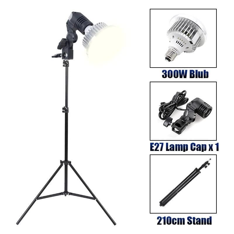 85/300W LED Bulb Softbox Studio light Photography Lighting ไฟสตูดิโอ ไฟไลฟ์สด ไฟถ่ายรูป ไฟต่อเนื่อง รูปที่ 1
