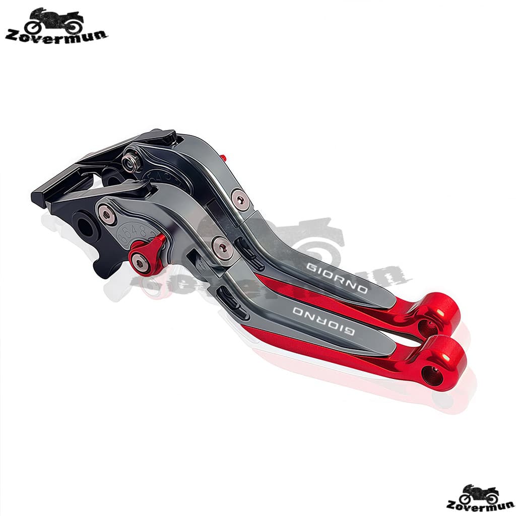 สำหรับ Honda GIORNO+125 ABS/CBS มอเตอร์ไซค์ ปรับแต่ง CNC อลูมิเนียม 6 ระดับ ปรับได้ คันเบรกและคลัทช์แบบพับได้ คันเบรกและคลัทช์แบบยืดหดได้ รูปที่ 9