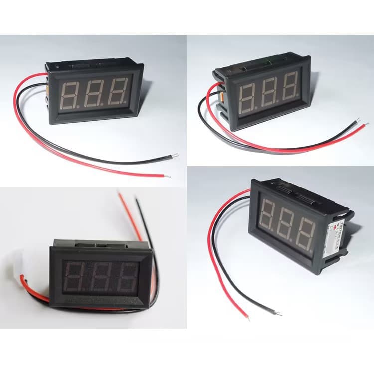 วัดโวลท์ DC วัดไฟ 4.5 ถึง 30 โวลท์DC หน้าจอดิจิตอล เครื่องมือวัดโวลท์ 4.5-30V 3สี รูปที่ 5